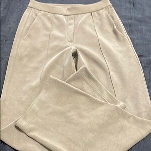 Elegant Cream Women's Pants
